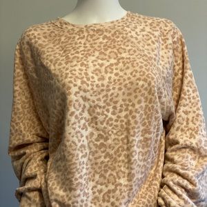 Pant And Sweater Baby Pink Animal Print Set